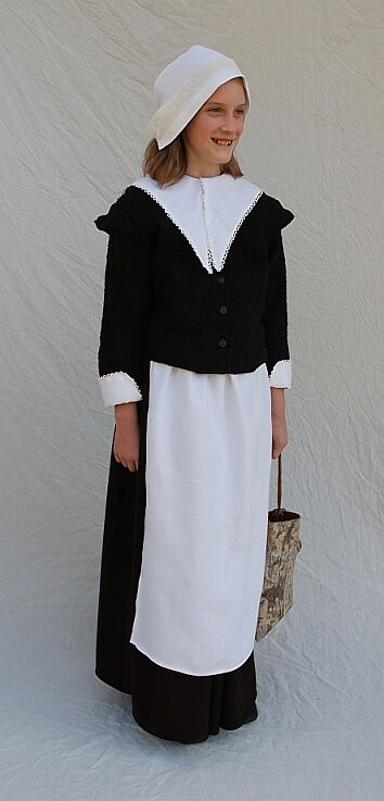 Pilgrim Girl Outfit for Sisters In Time Book Cover